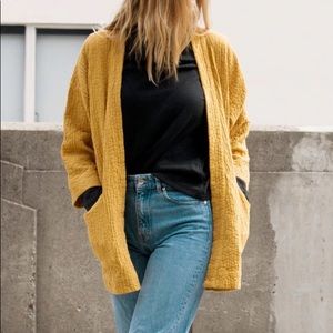Curator SF Jules Cardigan in Mustard size S